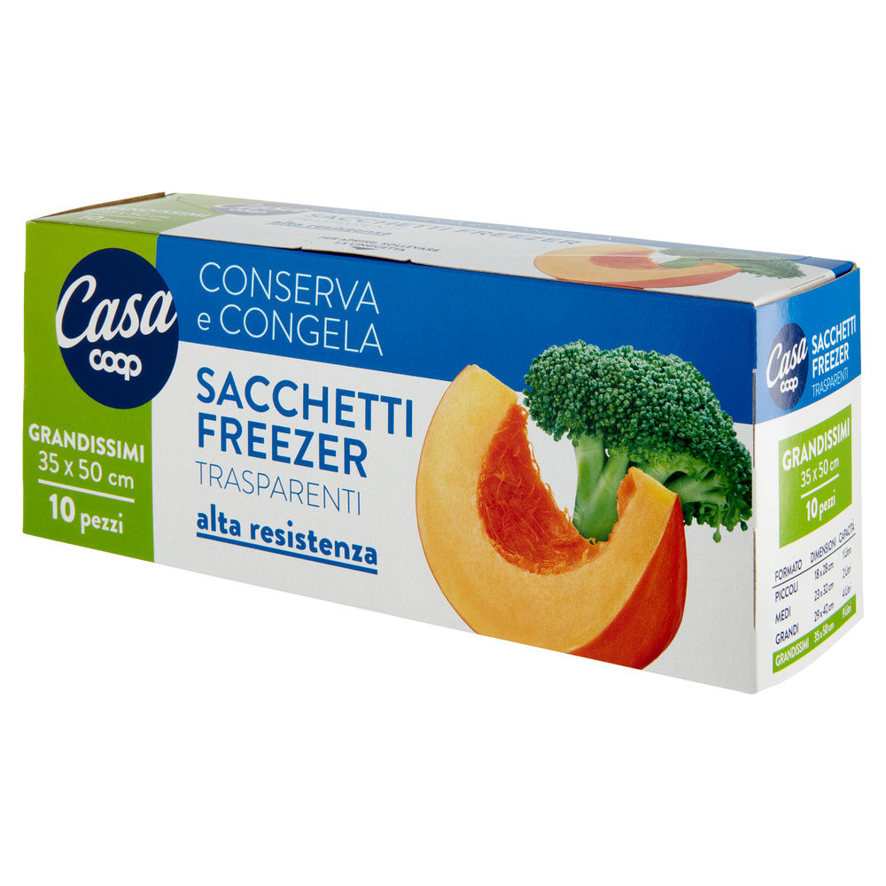 SACCHETTI FREEZER COOP CASA GRANDISSIMI CM.35X50 PZ.10 - 8