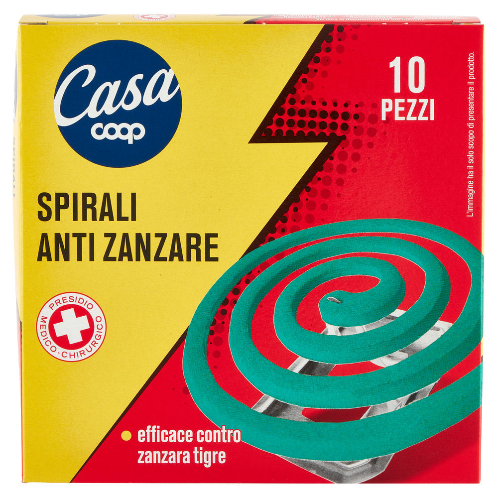 SPIRALI  ANTIZANZARE INSETTICIDA COOP CASA PZ.10 - 3