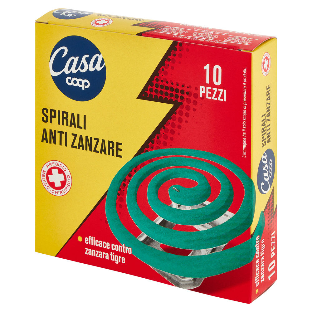 SPIRALI  ANTIZANZARE INSETTICIDA COOP CASA PZ.10 - 8