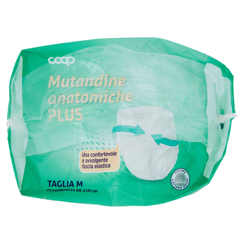 MUTANDINA PER INCONTINENZA PLUS COOP TG.M PZ.9 - 6