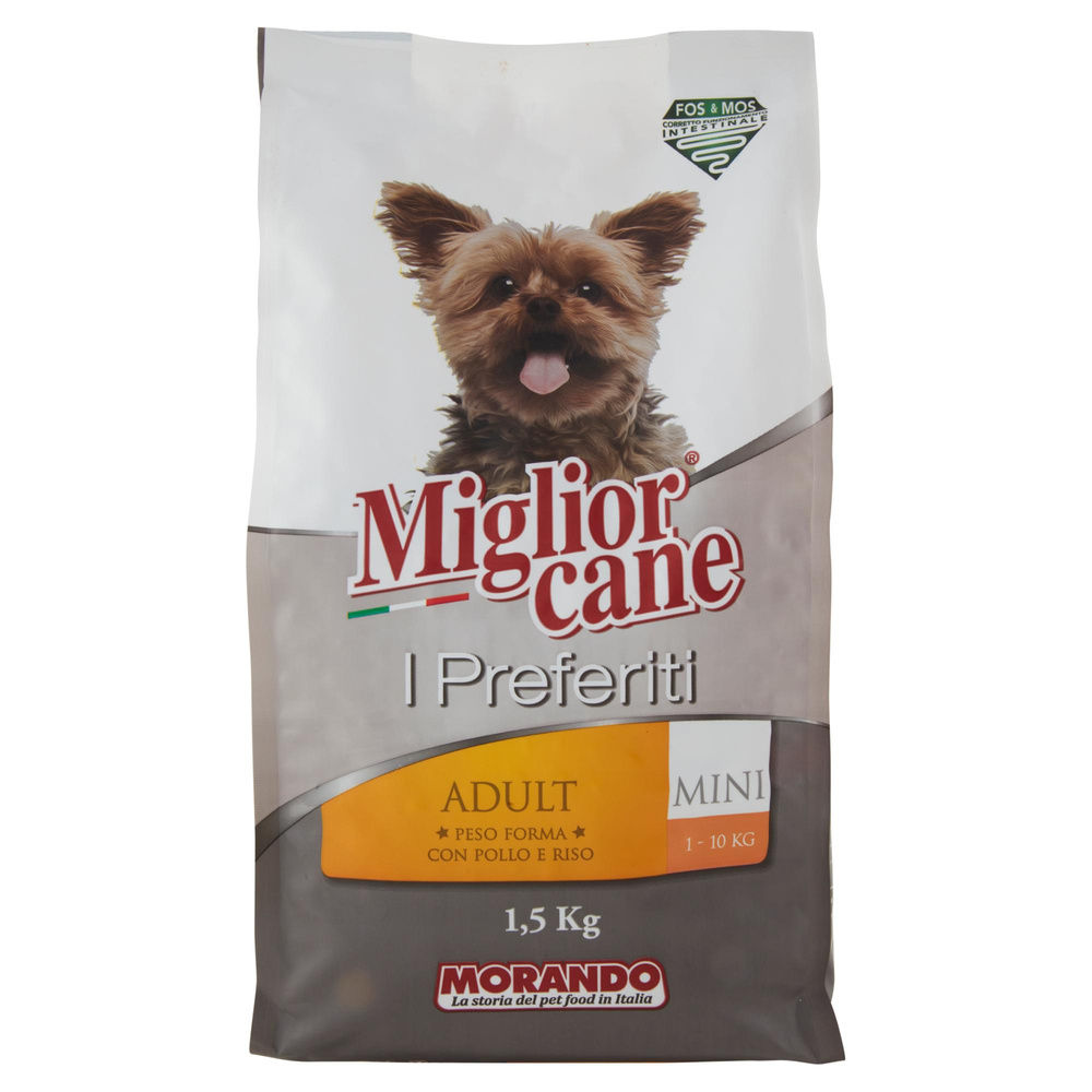 CROCCHETTE MIGLIORCANE I PREFERITI MINI PESO FORMA CON POLLO-RISO KG 1,5 - 2
