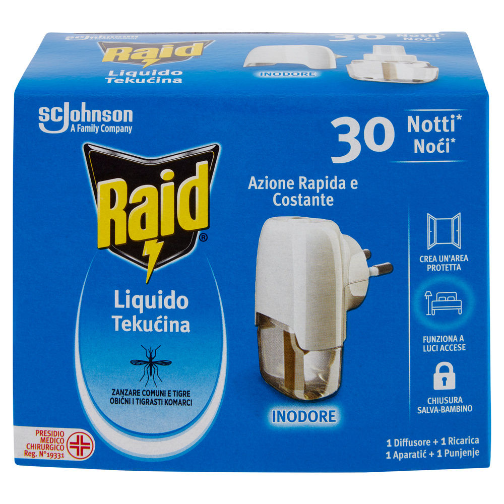 INSETTICIDA BASE LIQUIDO RAID+RICARICA 30 NOTTI - 4