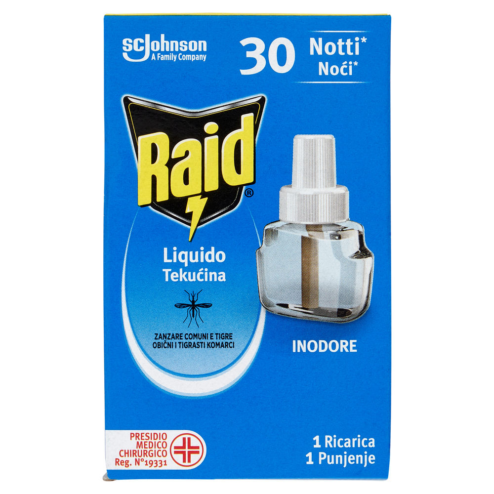 Ricarica liquida raid 30 notti ml 21