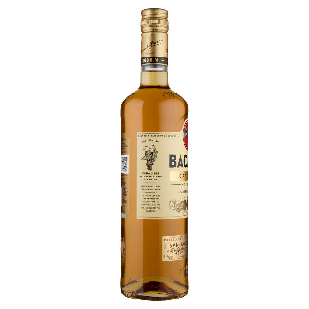 RUM BACARDI CARTA ORO 40 GRADI BOTTIGLIA ML.700 - 3