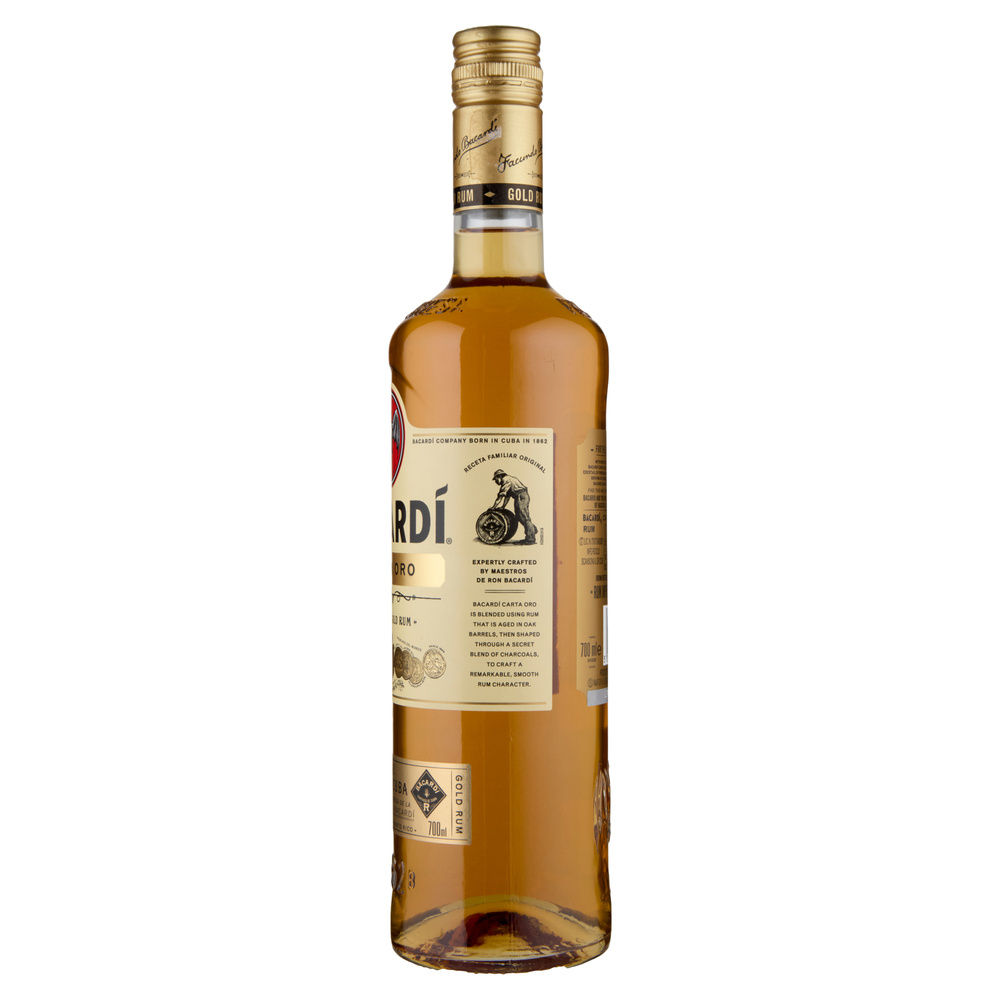 RUM BACARDI CARTA ORO 40 GRADI BOTTIGLIA ML.700 - 5