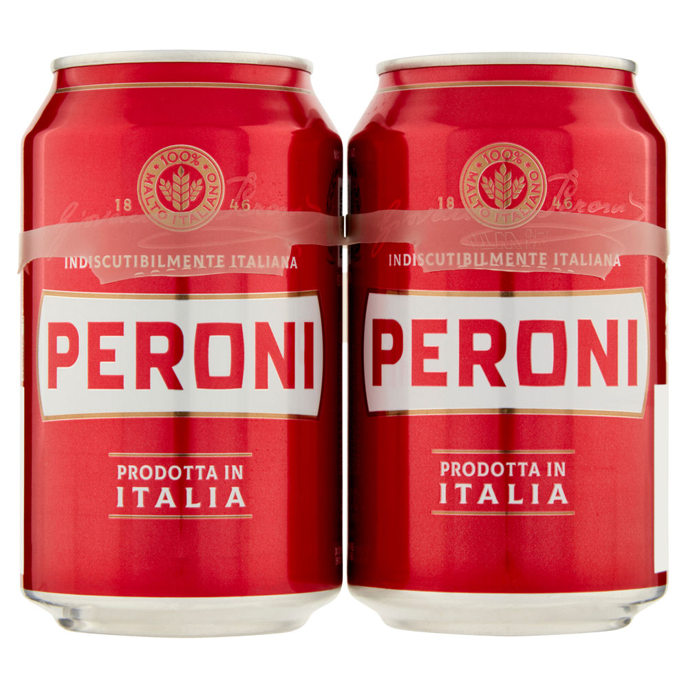 BIRRA PERONI 4,7 GRADI LATTINA CLUSTER ML 330 X 2 - 1