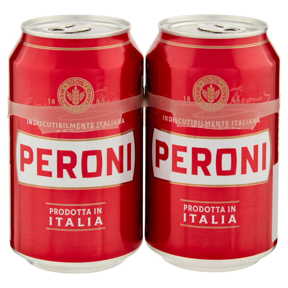 BIRRA PERONI 4,7 GRADI LATTINA CLUSTER ML 330 X 2 - 8