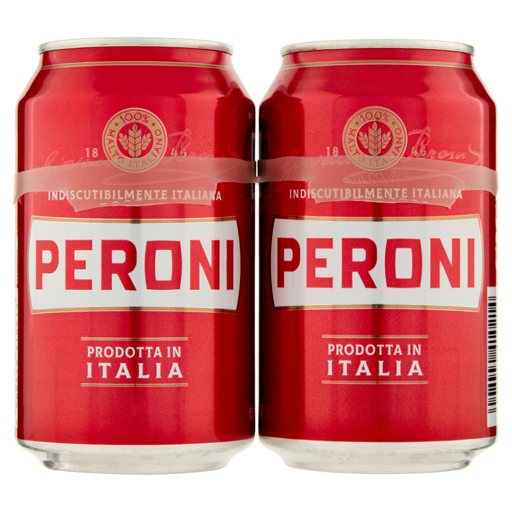 BIRRA PERONI 4,7 GRADI LATTINA CLUSTER ML 330 X 2 - 10