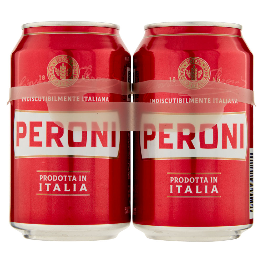 BIRRA PERONI 4,7 GRADI LATTINA CLUSTER ML 330 X 2 - 2