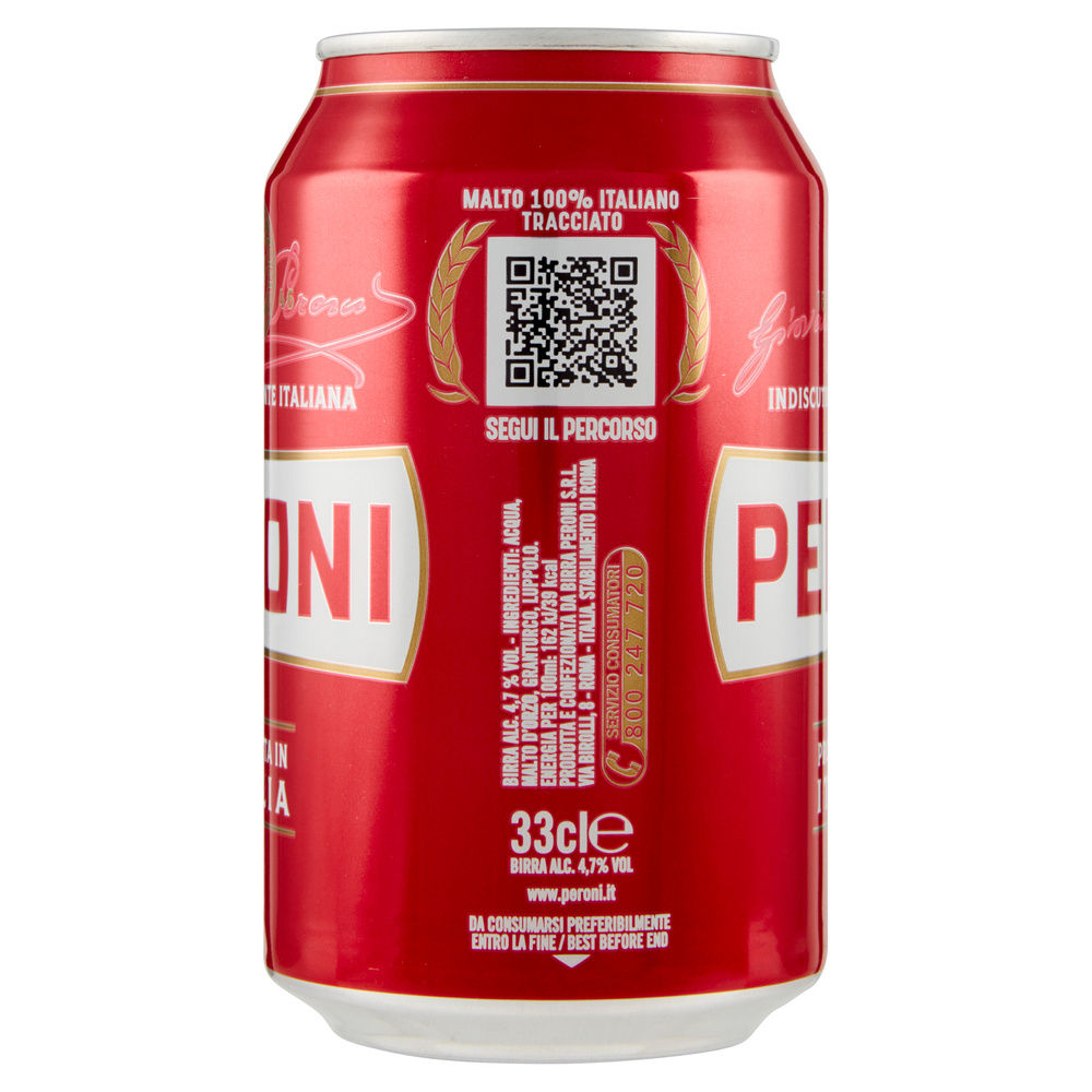 BIRRA PERONI 4,7 GRADI LATTINA CLUSTER ML 330 X 2 - 15