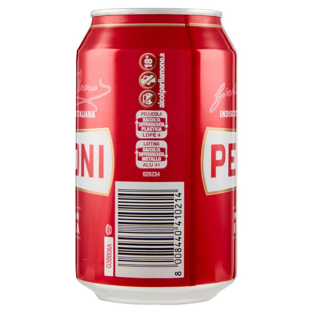 BIRRA PERONI 4,7 GRADI LATTINA CLUSTER ML 330 X 2 - 6