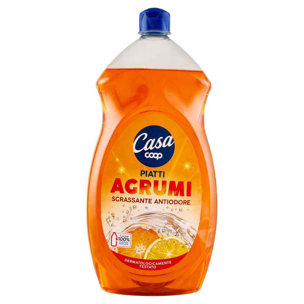 Detersivo piatti coop casa  agrumi l 1,25