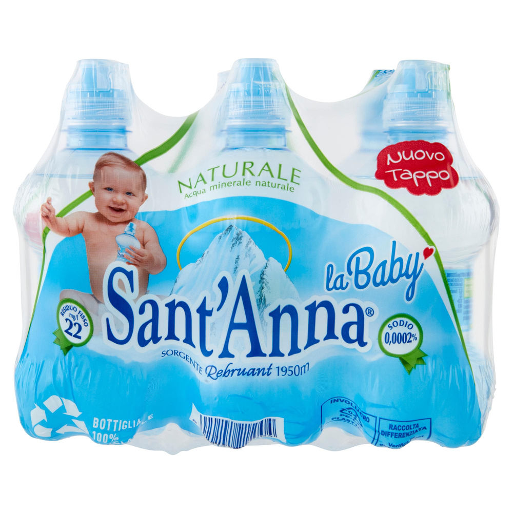 ACQUA MINERALE NATURALE SANT'ANNA LA BABY PUSH & PULL ML. 250X6 - 4