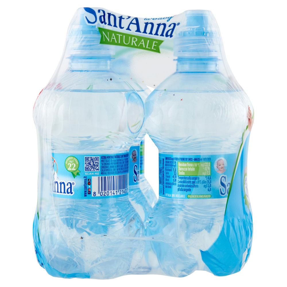 ACQUA MINERALE NATURALE SANT'ANNA LA BABY PUSH & PULL ML. 250X6 - 3