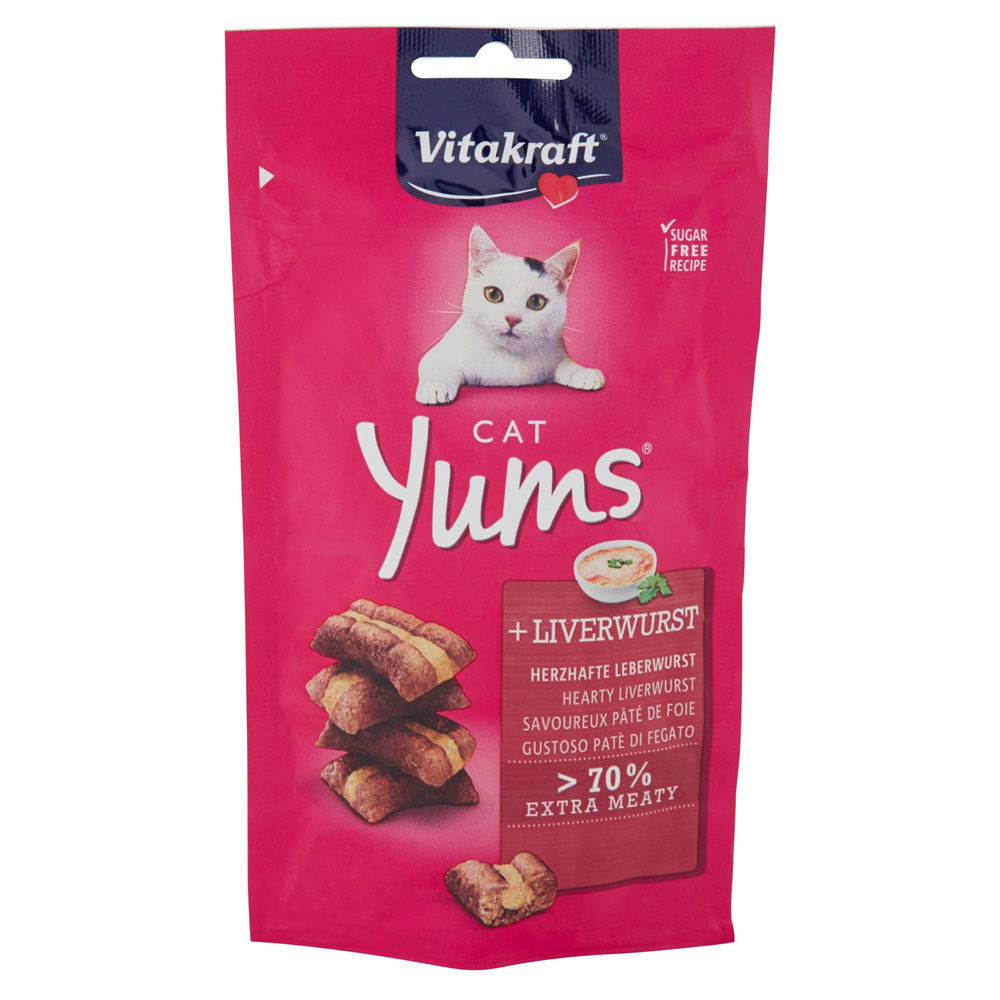 CAT YUMS CON PATE' DI FEGATO VITAKRAFT BUSTA G 40 - 2