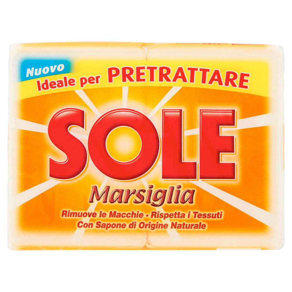 Sapone bucato bianco sole g 250x2