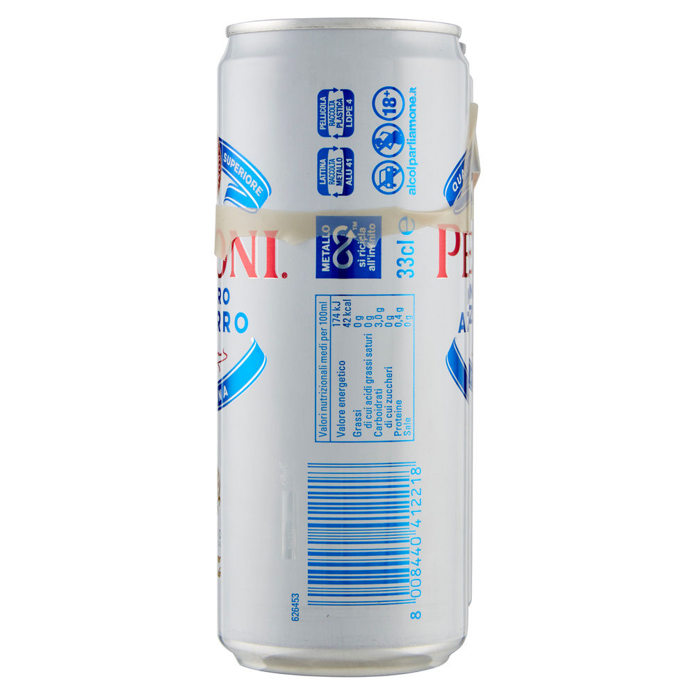 BIRRA NASTRO AZZURRO 5 GRADI PERONI CLUSTER LATTINA ML 330 X 2 - 6