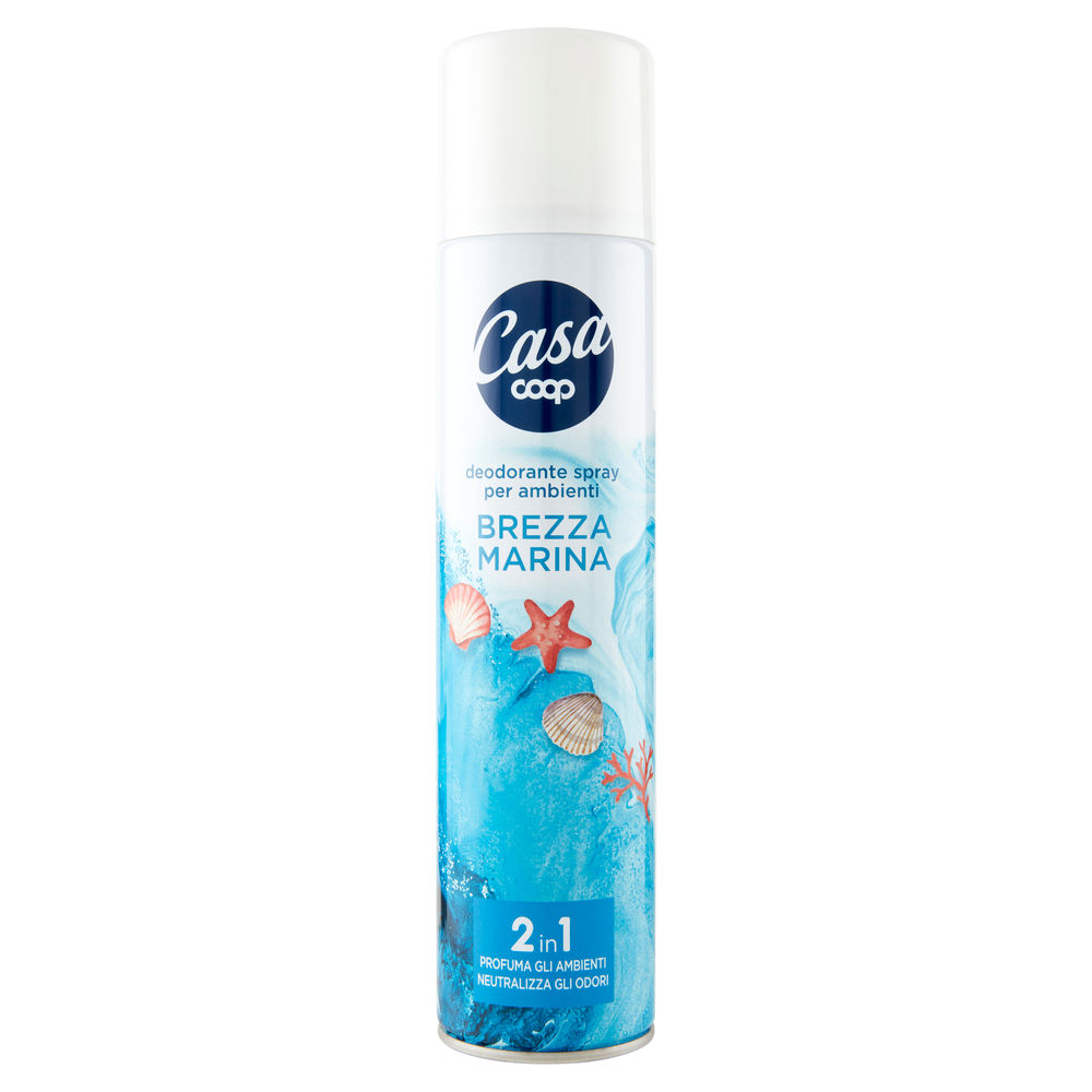 Deodorante spray per ambienti coop casa brezza marina 300 ml