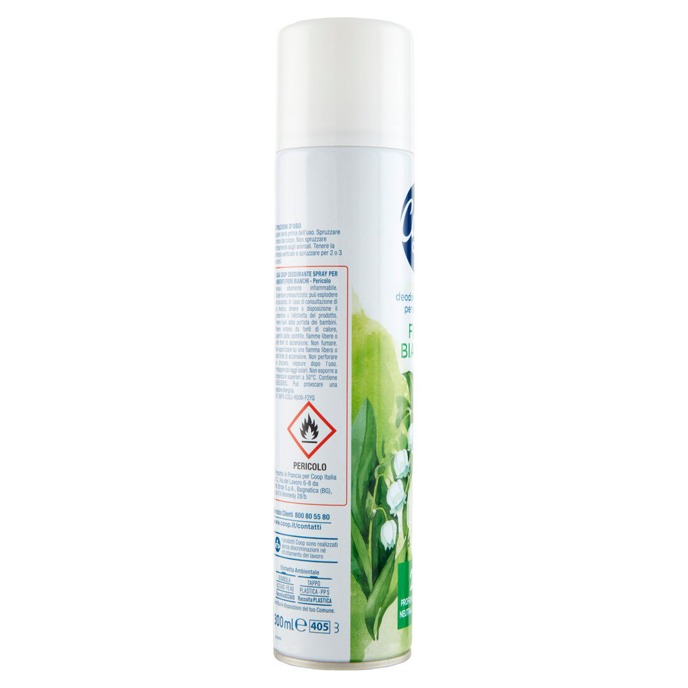 DEODORANTE SPRAY PER AMBIENTI COOP CASA FIORI BIANCHI ML 300 - 7