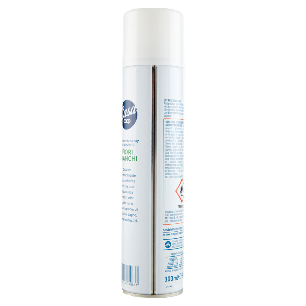 DEODORANTE SPRAY PER AMBIENTI COOP CASA FIORI BIANCHI ML 300 - 1