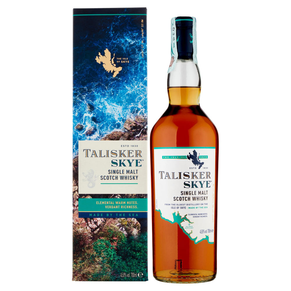 Whisky talisker skye 45,8 gradi astuccio ml.700