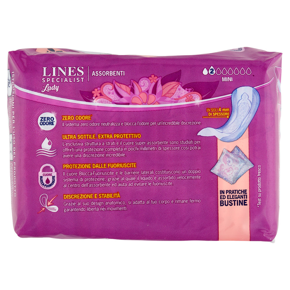 ASSORBENTI PER INCONTINENZA LINES SPECIALIST MINI PZ 18 - 1
