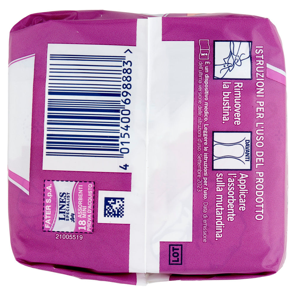 ASSORBENTI PER INCONTINENZA LINES SPECIALIST MINI PZ 18 - 5