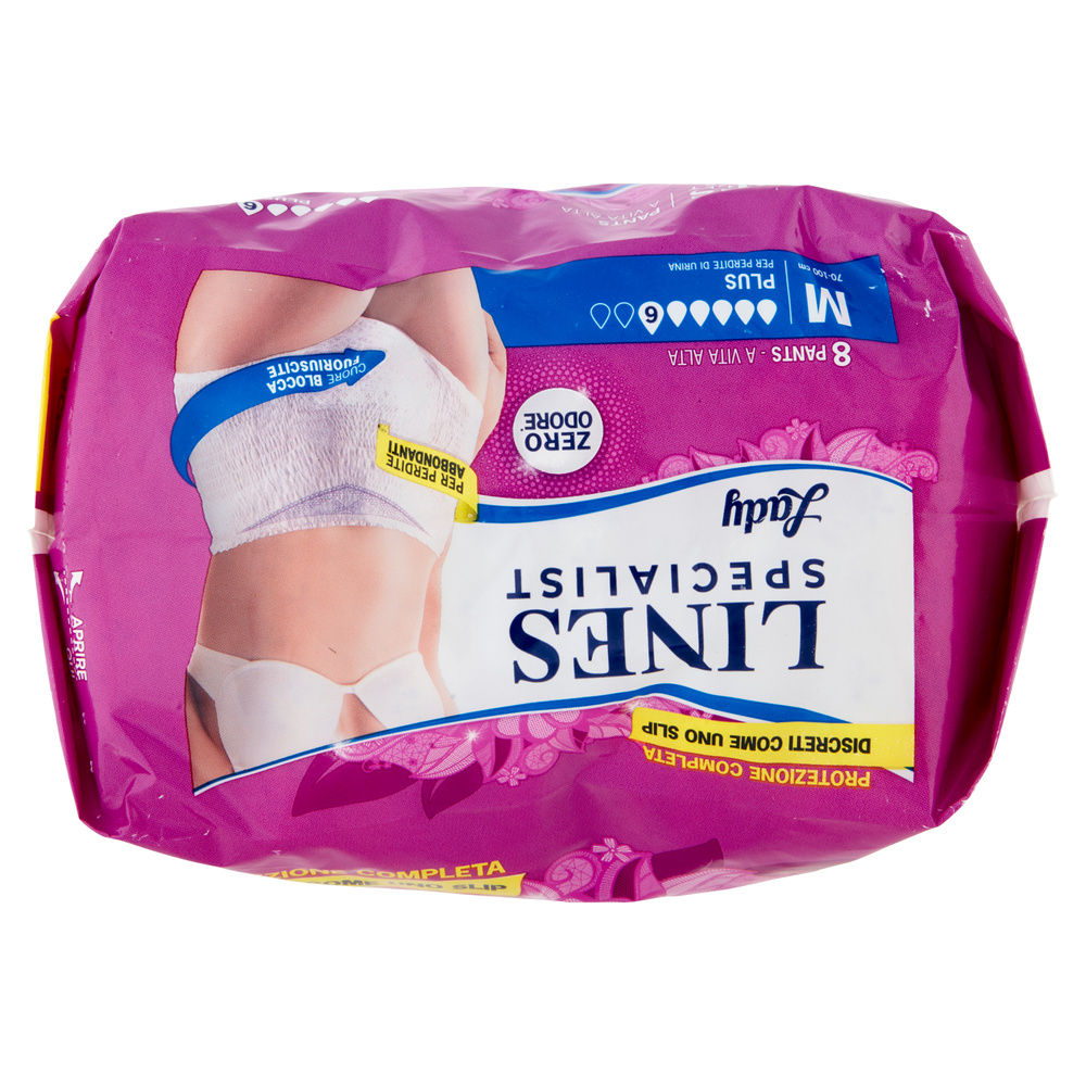 ASSORBENTI INCONTINENZA LINES PANTS SPECIALIST PLUS TG. M PZ 8 - 6