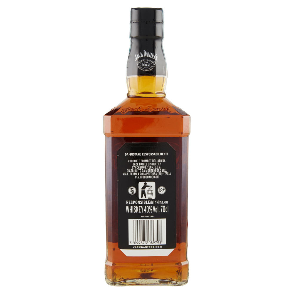 WHISKEY JACK DANIEL'S 40 GRADI BOTTIGLIA ML.700 - 1