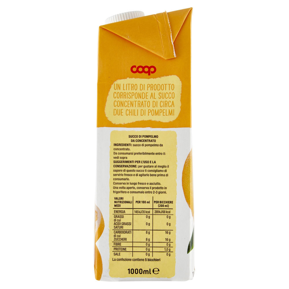 SUCCO 100% POMPELMO COOP BRICK L 1 - 5