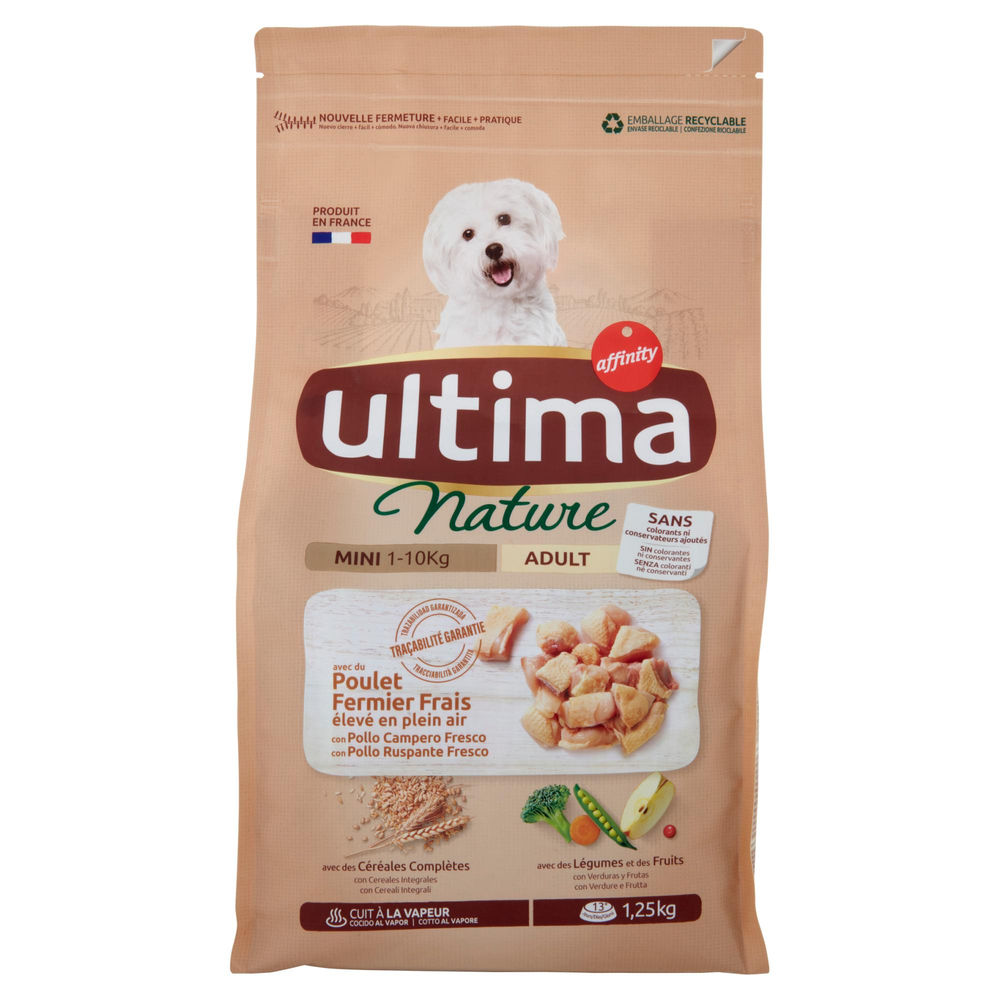 PASTO COMPLETO MINI POLLO ULTIMA DOG NATURE KG 1,25 - 0