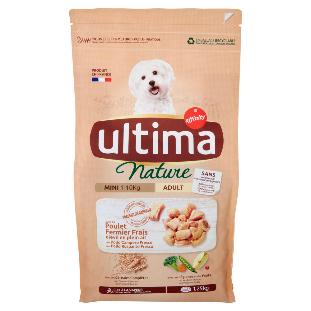 PASTO COMPLETO MINI POLLO ULTIMA DOG NATURE KG 1,25 - 2