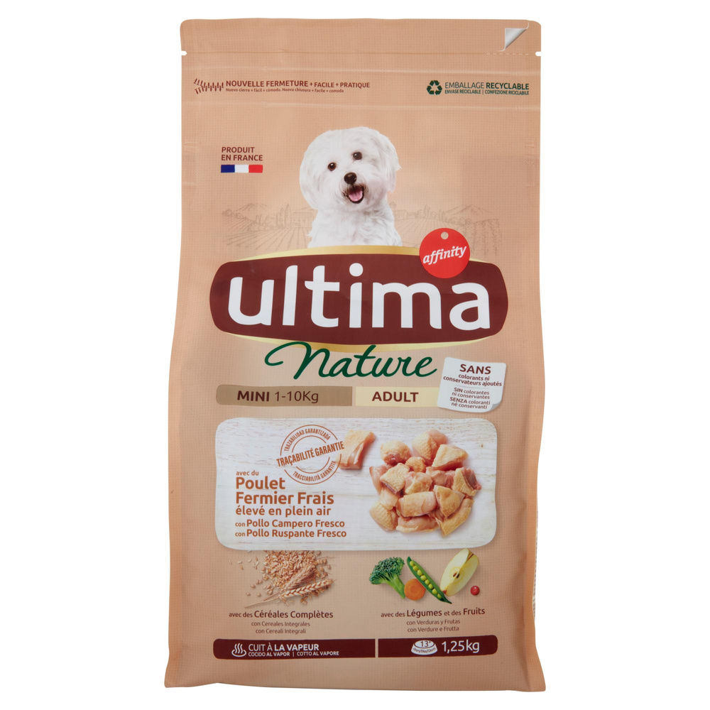 PASTO COMPLETO MINI POLLO ULTIMA DOG NATURE KG 1,25 - 3