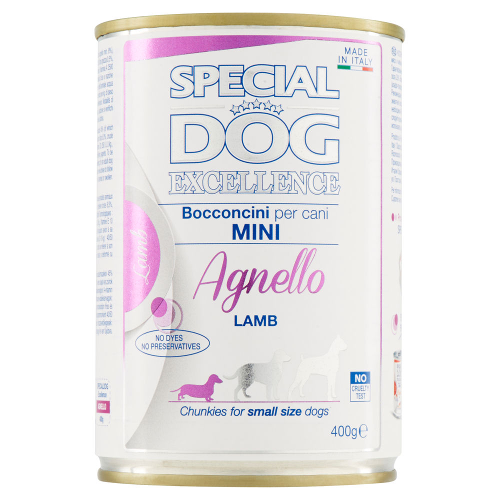 SPECIAL DOG EXCELLENCE BOCCONI MINI ADULT AGNELLO LATTINA G 400 - 0