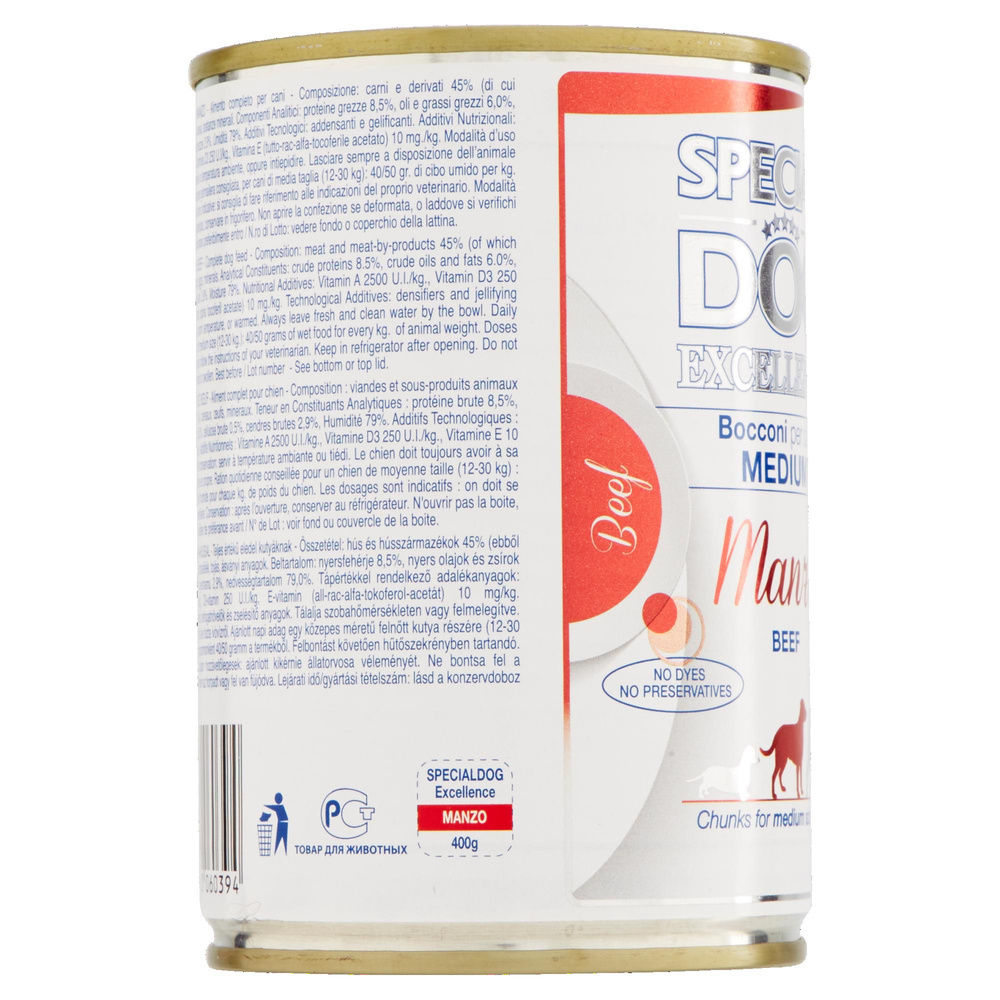 SPECIAL DOG EXCELLENCE BOCCONI MEDIUM ADULT MANZO LATTINA G 400 - 4
