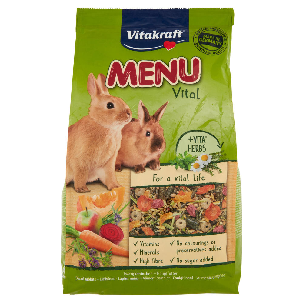 Menù vital conigli vitakraft kg 3