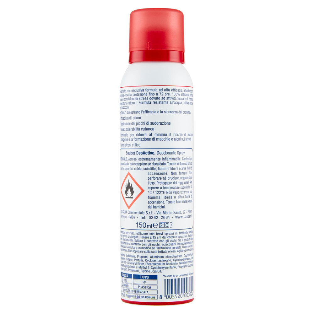 DEODORANTE SAUBER DEOACTIVE SPRAY ML 150 - 1