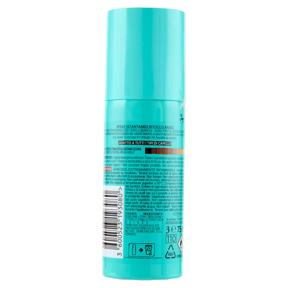 SPRAY ISTANTANEO L'OREAL RITOCCO PERFETTO 2 BRUNO PZ 1 - 1