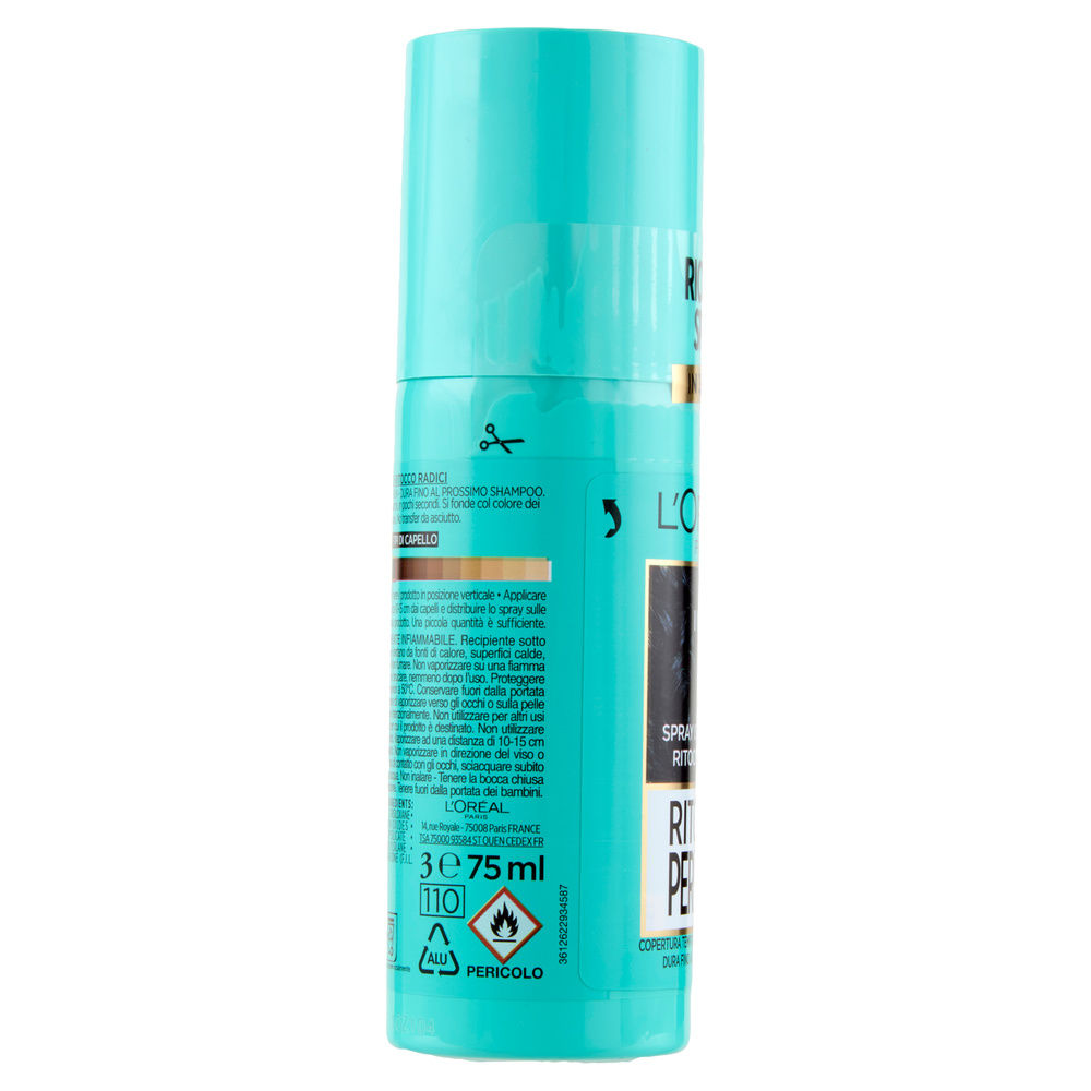 SPRAY ISTANTANEO L'OREAL RITOCCO PERFETTO 1 NERO PZ 1 - 3