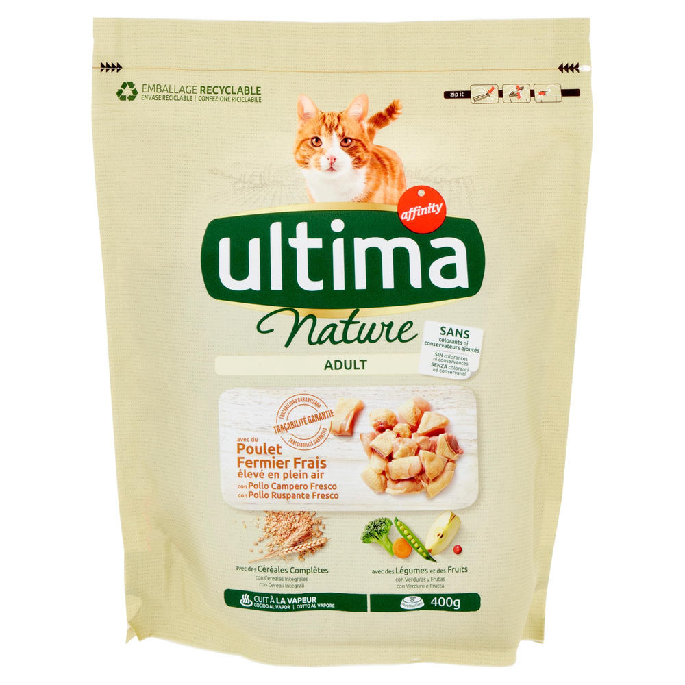 SECCO GATTO ULTIMA NATURE POLLO SACCHETTO G 400 - 2