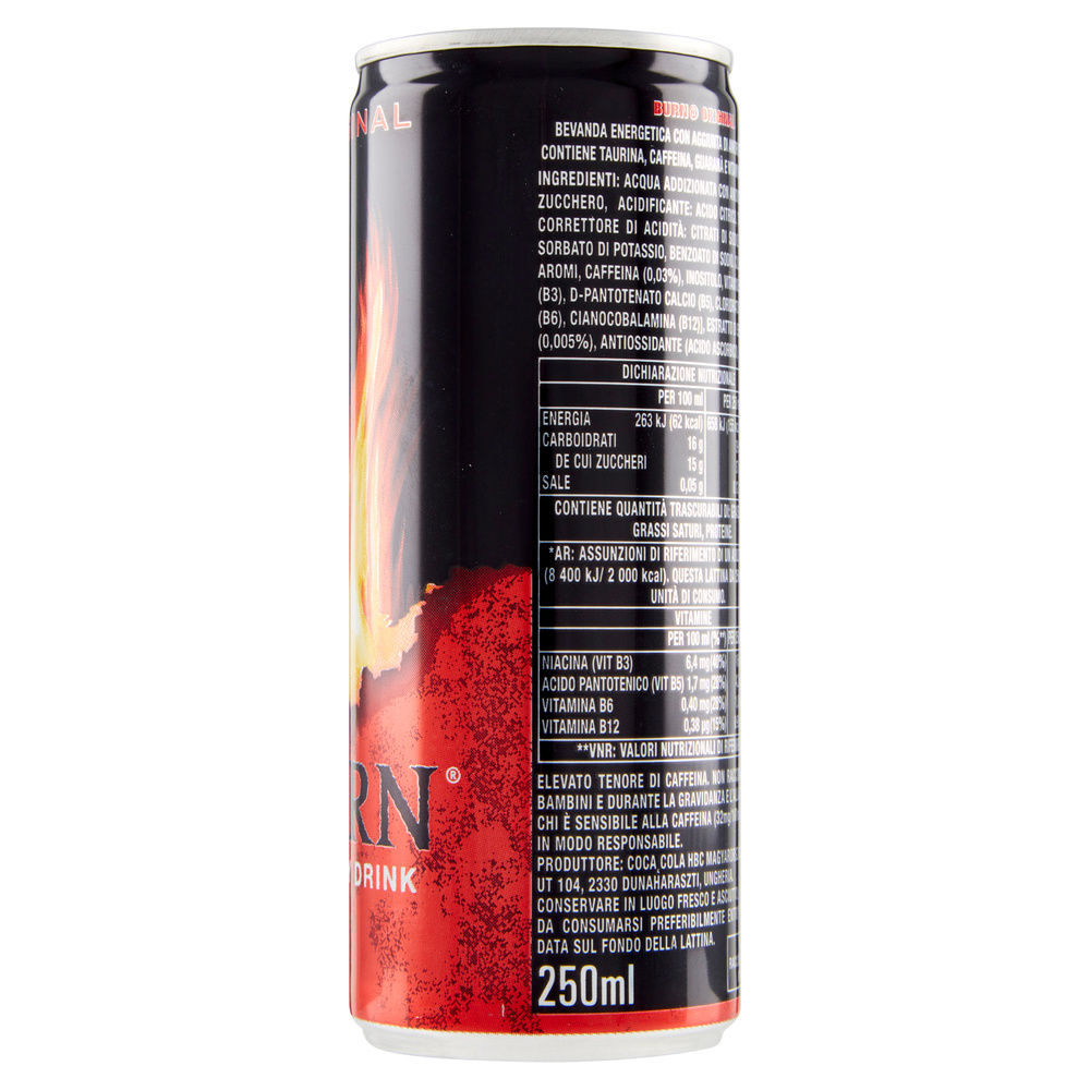 ENERGY DRINK BURN ORIGINAL LATTINA ML 250 - 4