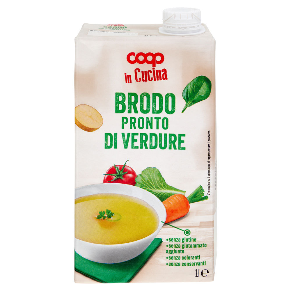 BRODO PRONTO VERDURE COOP BRICK 1L - 2