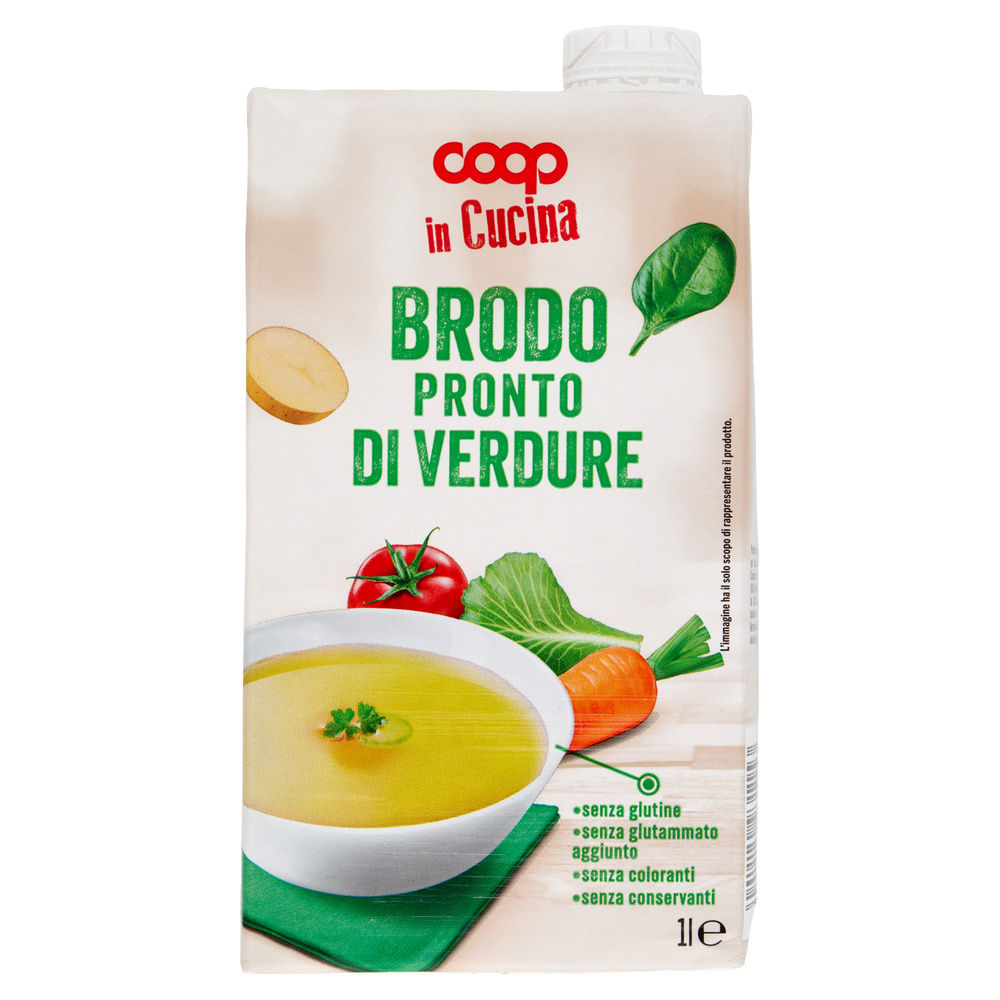 BRODO PRONTO VERDURE COOP BRICK 1L - 3