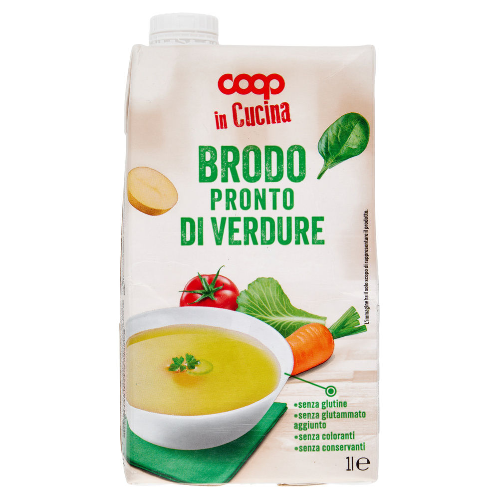 BRODO PRONTO VERDURE COOP BRICK 1L - 1