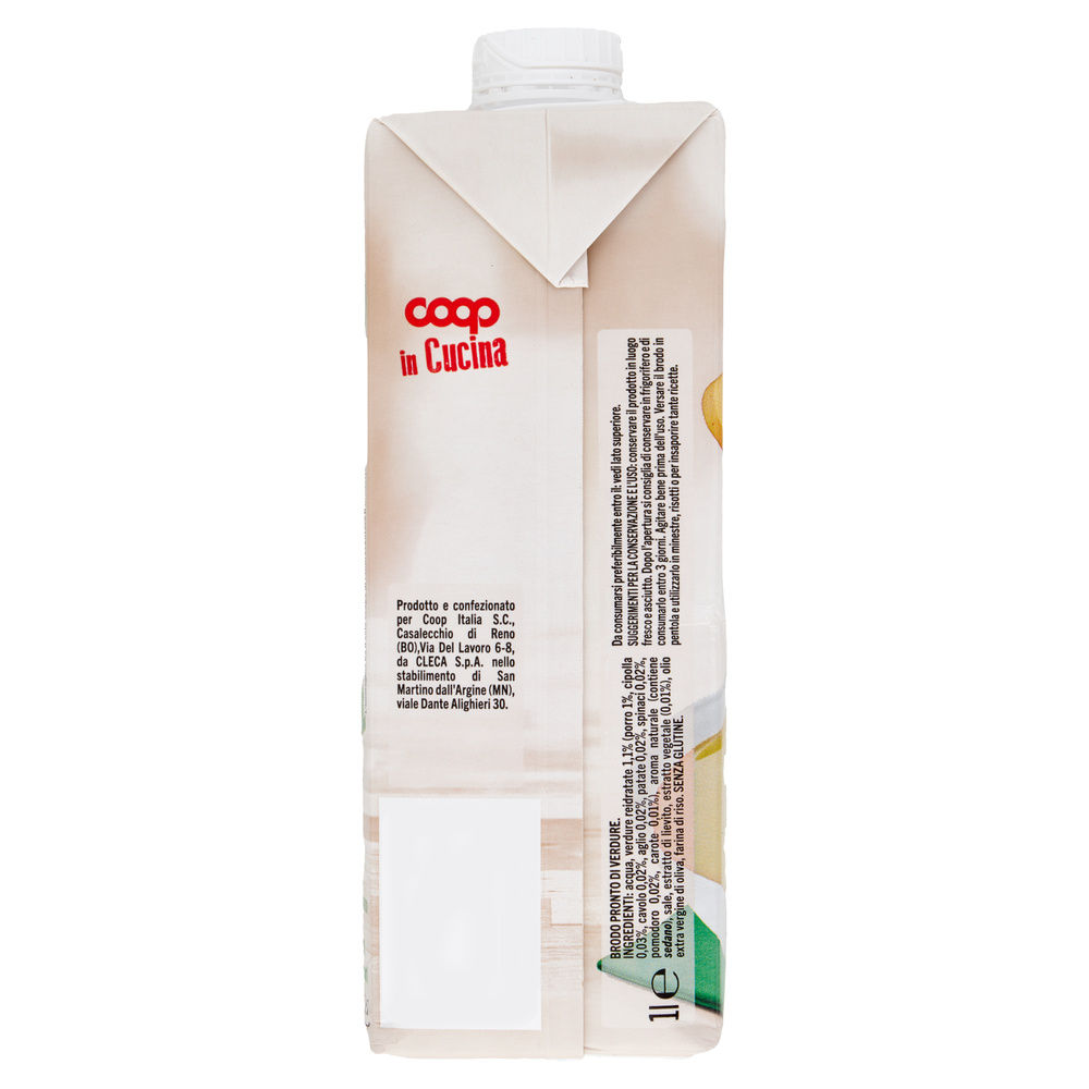 BRODO PRONTO VERDURE COOP BRICK 1L - 5