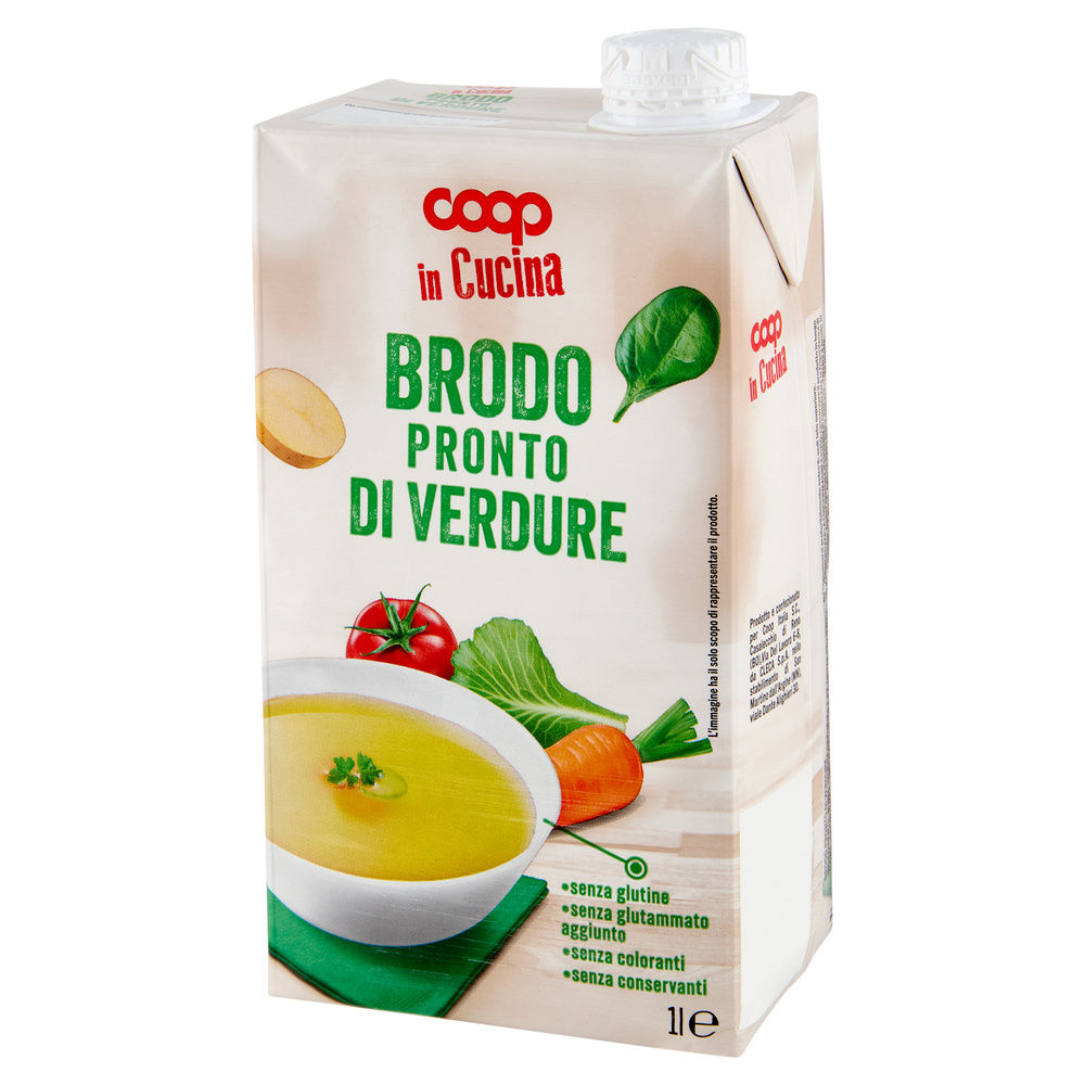 BRODO PRONTO VERDURE COOP BRICK 1L - 8