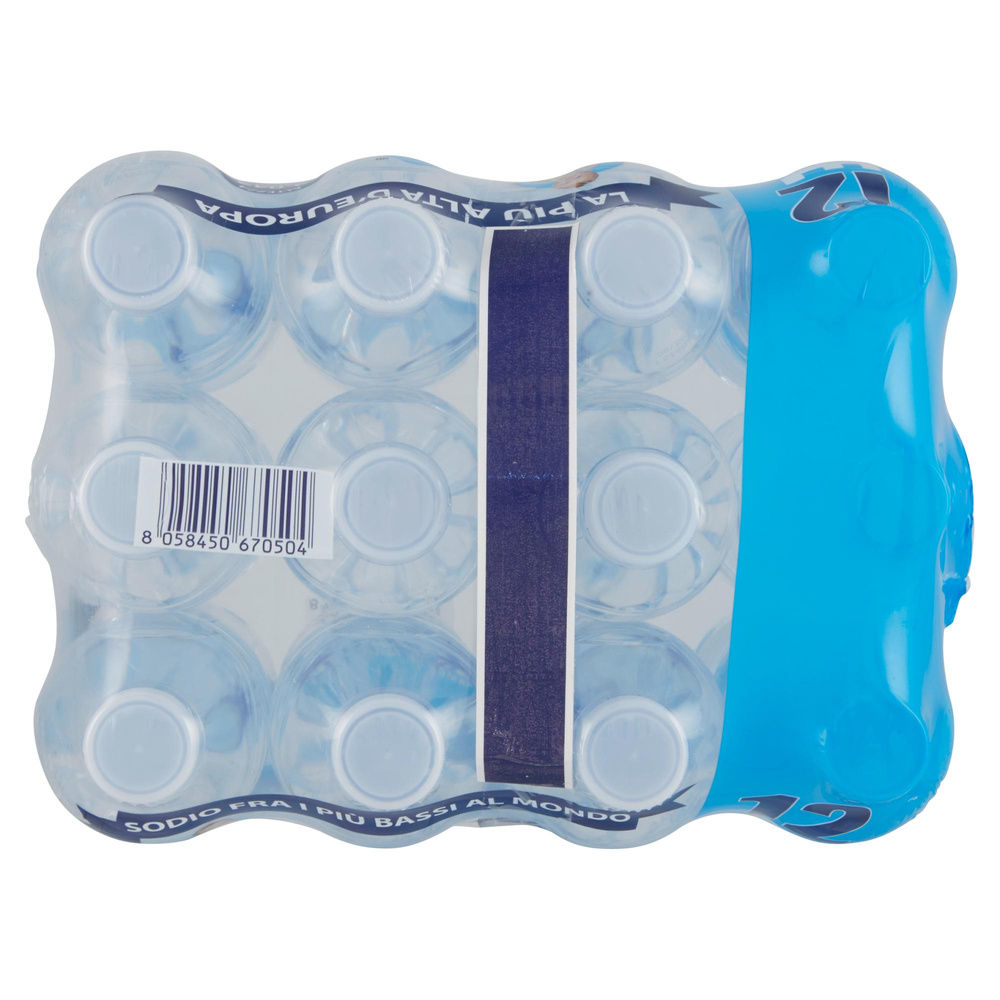 ACQUA MINERALE NATURALE EVA ROCCE AZZURRE CLUSTER ML 500 X 12 - 6
