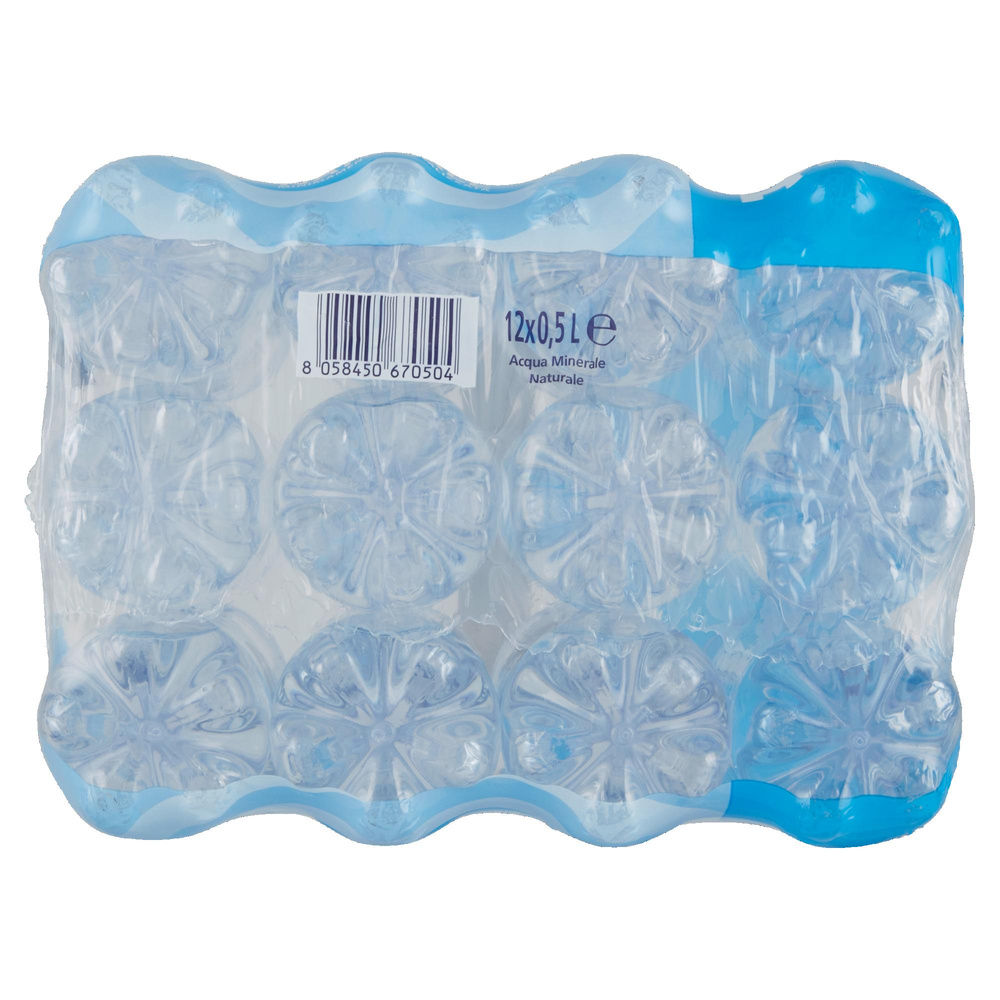 ACQUA MINERALE NATURALE EVA ROCCE AZZURRE CLUSTER ML 500 X 12 - 7