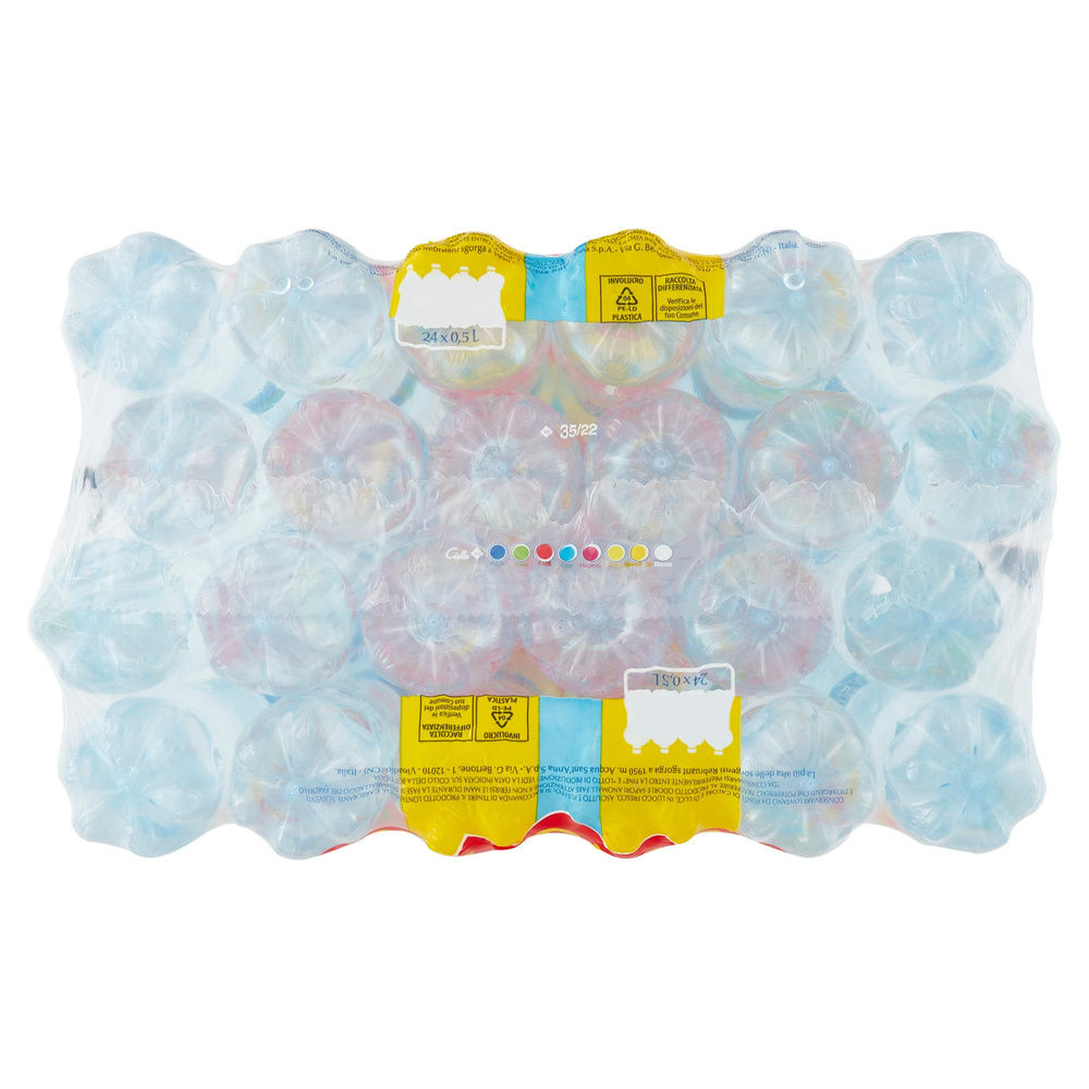 ACQUA MINERALE NATURALE SANT'ANNA CLUSTER ML 500 X 24 - 6