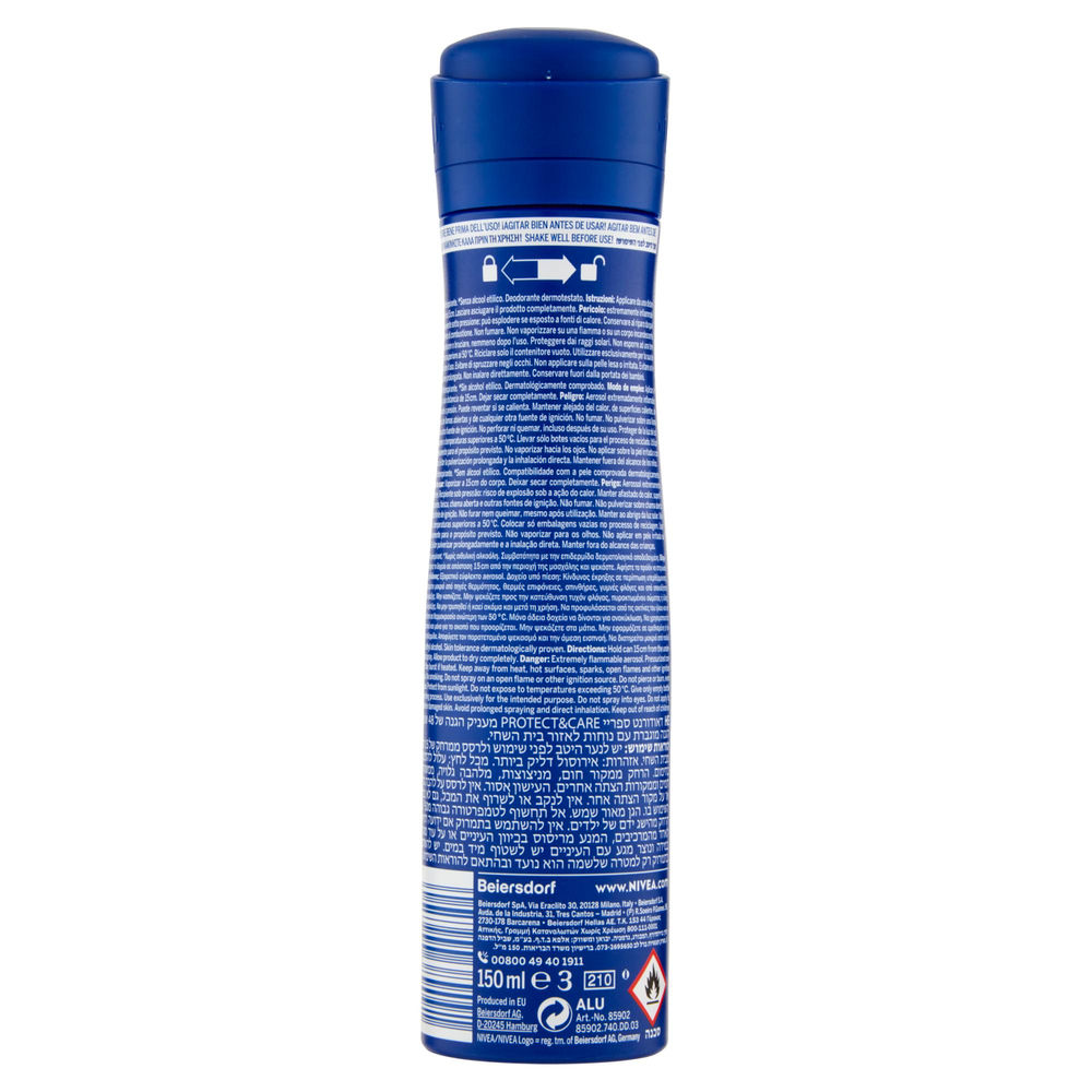 DEODORANTE NIVEA PROTECT & CARE SPRAY ML 150 - 1